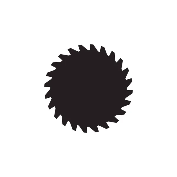 木工歯車ロゴ デザイン テンプレート ベクトル要素分離 — ストックベクタ