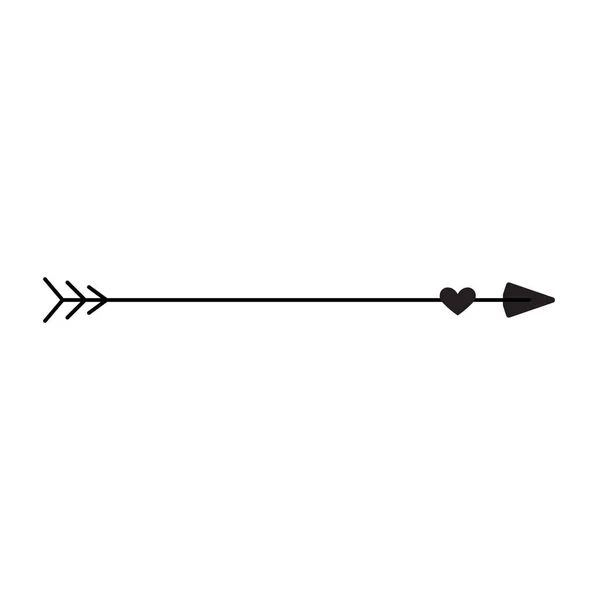 Arrow dekoration Clip Art grafisk formgivning mall — Stock vektor