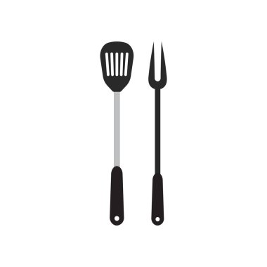 Grilling utensil graphic design template isolated illustration vector Grilling utensil graphic design template isolated illustration vector