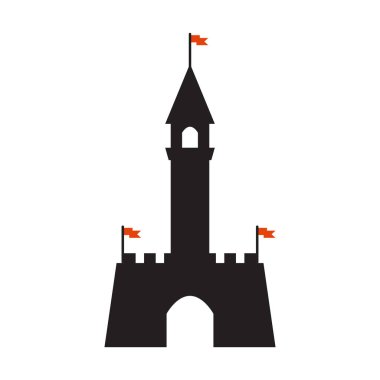 Kale grafik tasarım şablonu vektör izole illüstrasyon