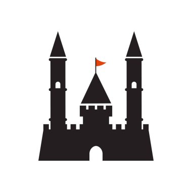 Kale grafik tasarım şablonu vektör izole illüstrasyon