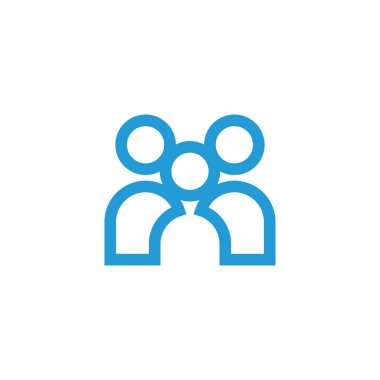 Kişiler grafik tasarım şablonu vektör izole illüstrasyon