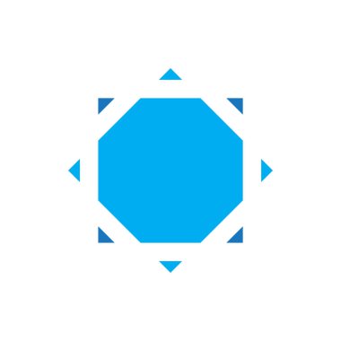 Yıldız david grafik tasarım şablonu vektör izole illüstrasyon