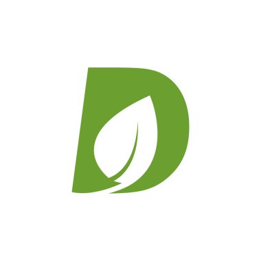 Alfabe yaprağı grafik tasarım şablonu vektör izole illüstrasyon