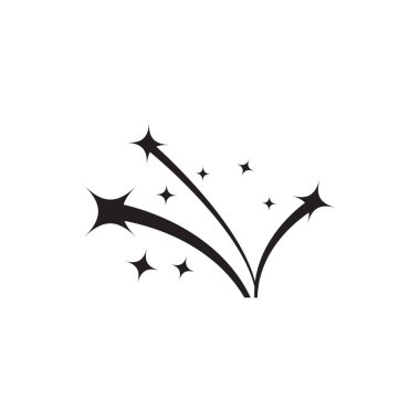 Yıldız grafik tasarım şablonu vektör izole illüstrasyon