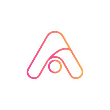 İlk grafik tasarım şablonu vektör yalıtılmış illüstrasyon