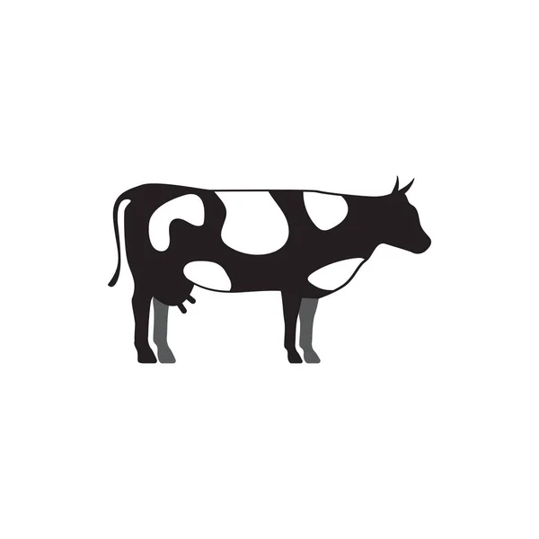 Cow graphic design template vector isolated illustration — Stock Vector