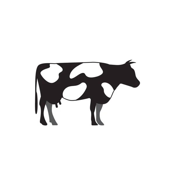 Cow graphic design template vector isolated illustration — Stock Vector