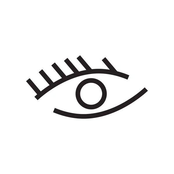 Plantilla de diseño gráfico ocular abstracto vector aislado — Vector de stock