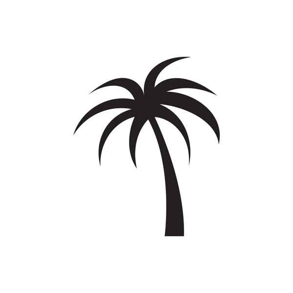 Palmera diseño gráfico plantilla vector aislado — Archivo Imágenes Vectoriales