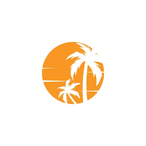 Palm Tree grafisk design mall vektor isolerad — Stock vektor