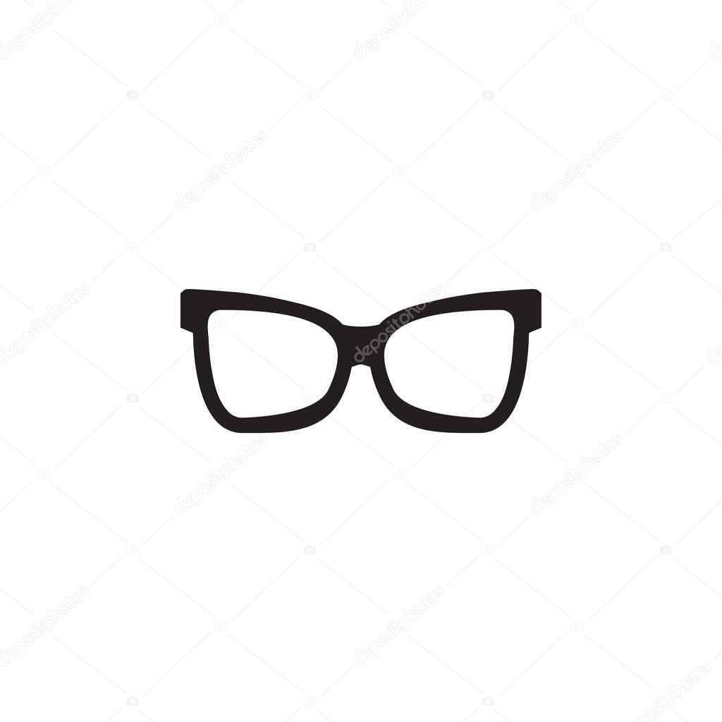 Glasses graphic design template vector isolated illustration