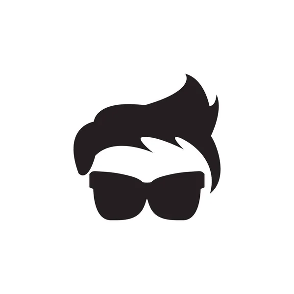 Plantilla de diseño gráfico gafas vector ilustración aislada — Vector de stock