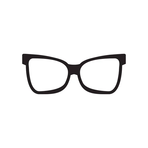 Ilustração isolada do vetor do molde do projeto gráfico dos óculos —  Vetores de Stock