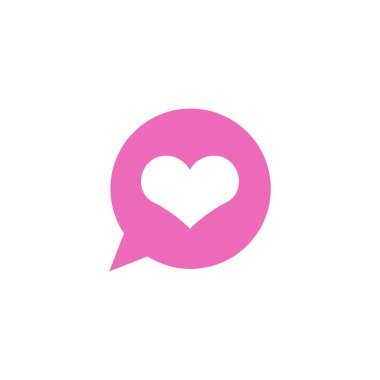 Sohbet grafik tasarım şablonu vektör izole illüstrasyon