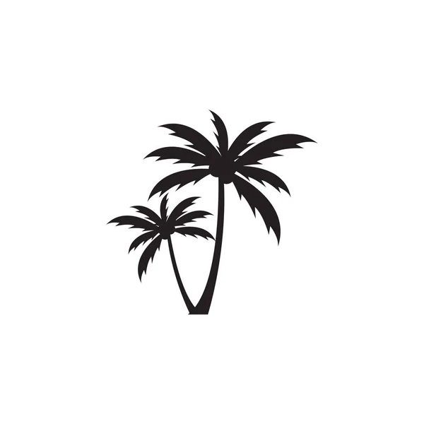 Графический шаблон пальмового дерева — стоковый вектор