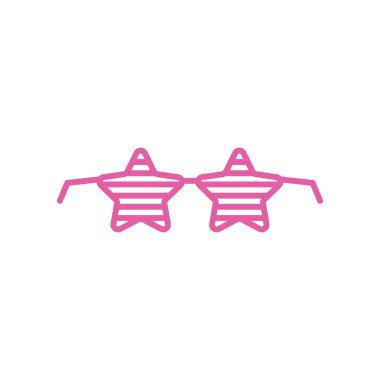 Yaz gözlük grafik tasarım şablonu vektör izole