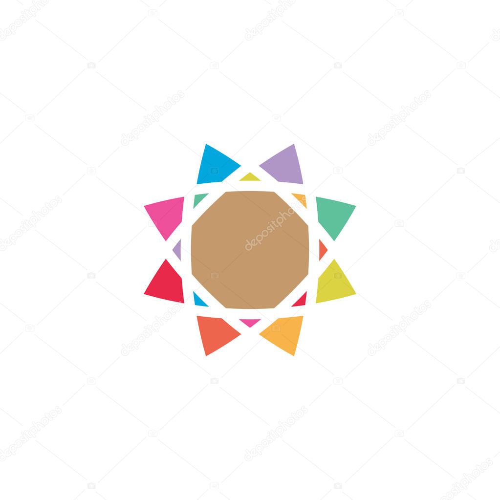 Vortex graphic design template vector isolated illustration