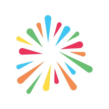 Fireworks grafik tasarım şablonu izole edilmiş vektör illüstrasyonu