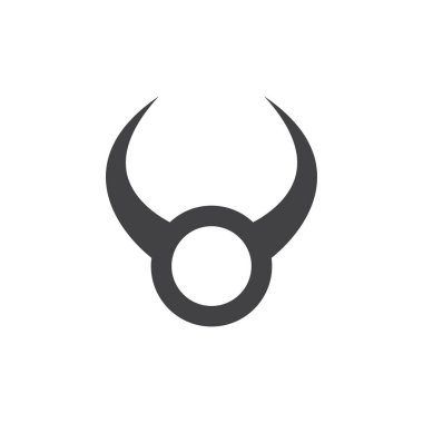 Taurus grafik tasarım şablonu vektör izole çizimi