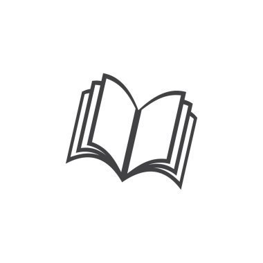 Kitap grafik tasarımı şablonu vektör izole çizimi