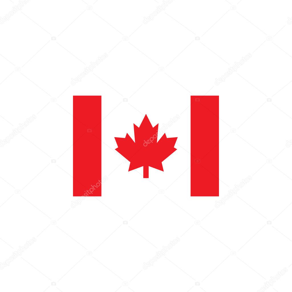 Maple leaf icon design template vector isolated