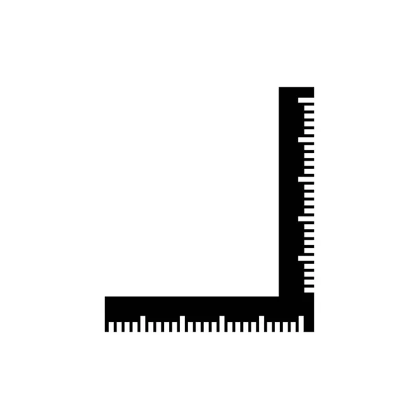 Regla icono diseño gráfico plantilla vector aislado — Archivo Imágenes Vectoriales