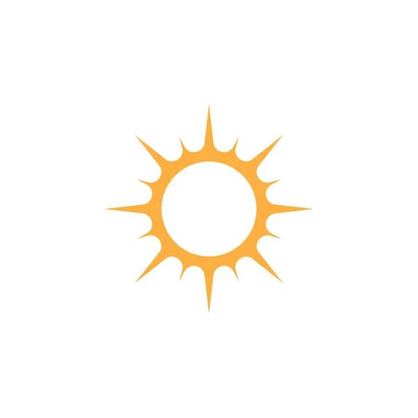 Sun icon graphic design template vector isolated — Stock Vector