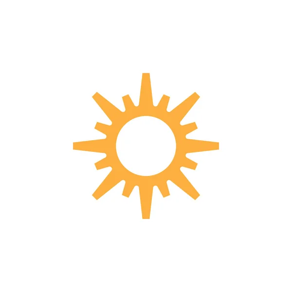 Ícone de sol design gráfico modelo vetor isolado — Vetor de Stock