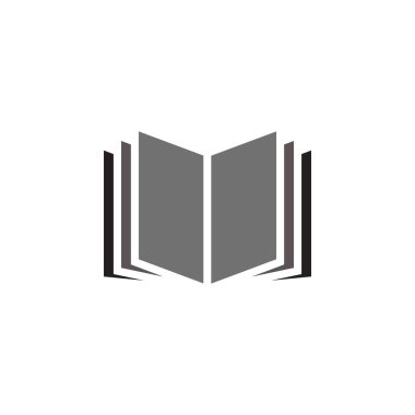 Kitap grafik tasarımı şablonu vektör izole çizimi