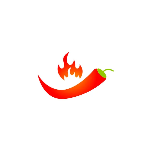 Red chili ícone design gráfico modelo vetor —  Vetores de Stock
