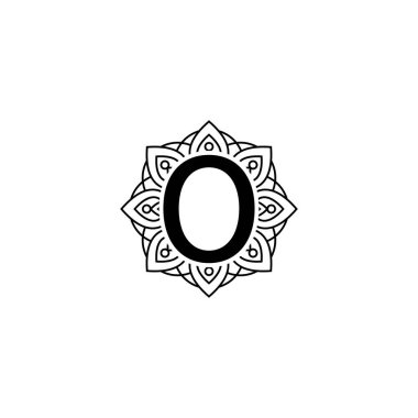 mandala vektör tasarım şablonu çizimi