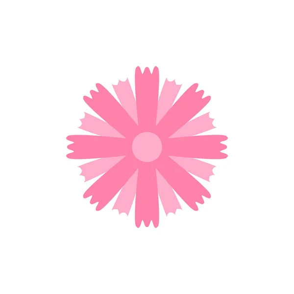Квіткова Ікона Природи Декоративний Елемент Векторний Дизайн — стоковий вектор