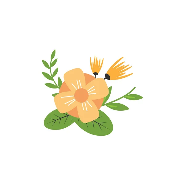 花卉自然图标装饰元素矢量设计 — 图库矢量图片
