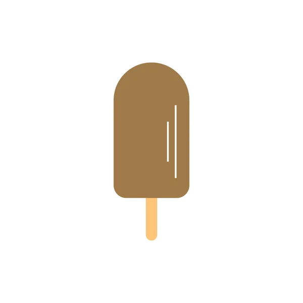 Helado icono diseño plantilla vector aislado — Vector de stock