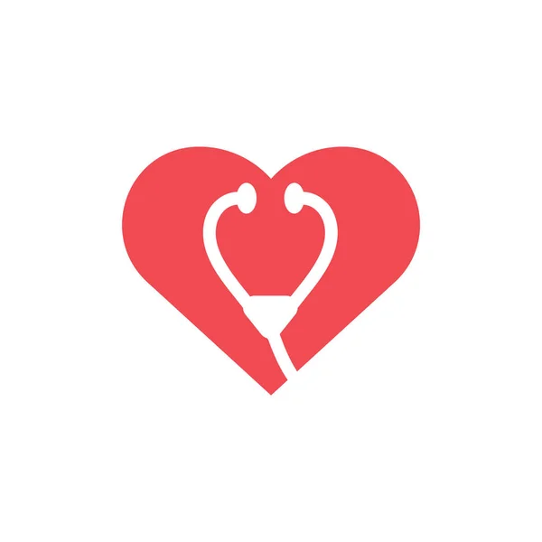 Διανυσματικό Πρότυπο Σχεδιασμού Εικονιδίου Καρδιάς Απομονωμένο — Διανυσματικό Αρχείο