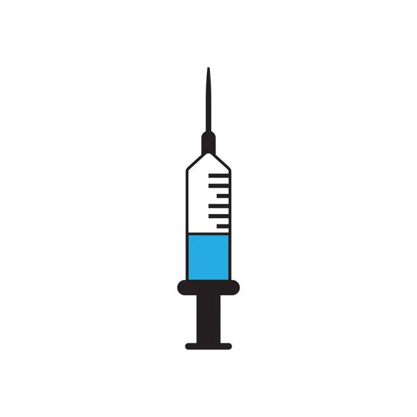 Syringe icon design template vector isolated — Stock Vector