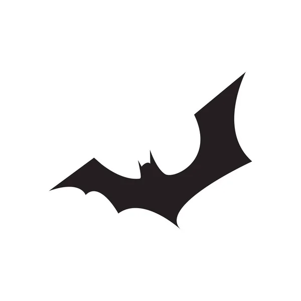 Bat Flying Icon Design Template Vector Isolated Illustration — Stock Vector