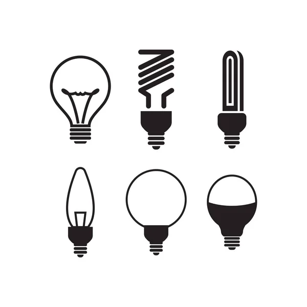 Lamp Icon 디자인 템플릿 일러스트 — 스톡 벡터