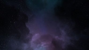 Derin uzay arka plan animasyon döngüsü