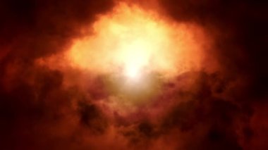 Derin uzay arka plan animasyon döngüsü