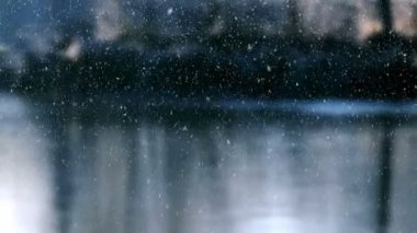 Kış manzara arka plan animasyon