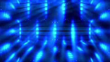 Soyut parlayan mavi arkaplan döngüsü