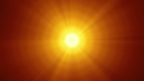 Абстрактное Солнце Фоне Неба — стоковое видео