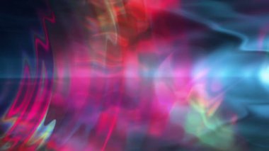 Soyut Arkaplan Döngüsü ve Parlayan Işık Efektleri