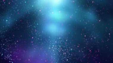 Renkli Soyut Parlayan Parçacıklar Arkaplanı