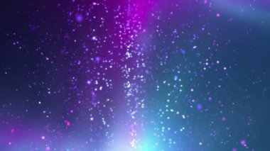 Renkli Soyut Parlayan Parçacıklar Arkaplanı