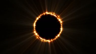 Altın Parlayan Işık Çemberi