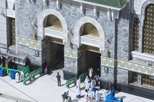 Peregrinos Portão Haram Kaaba Meca Arábia Saudita — Fotografia de Stock