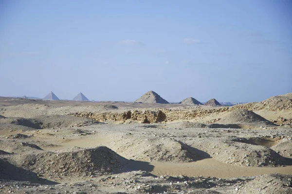 Саккарі Піраміди Гізі Каїр Eqypt — стокове фото